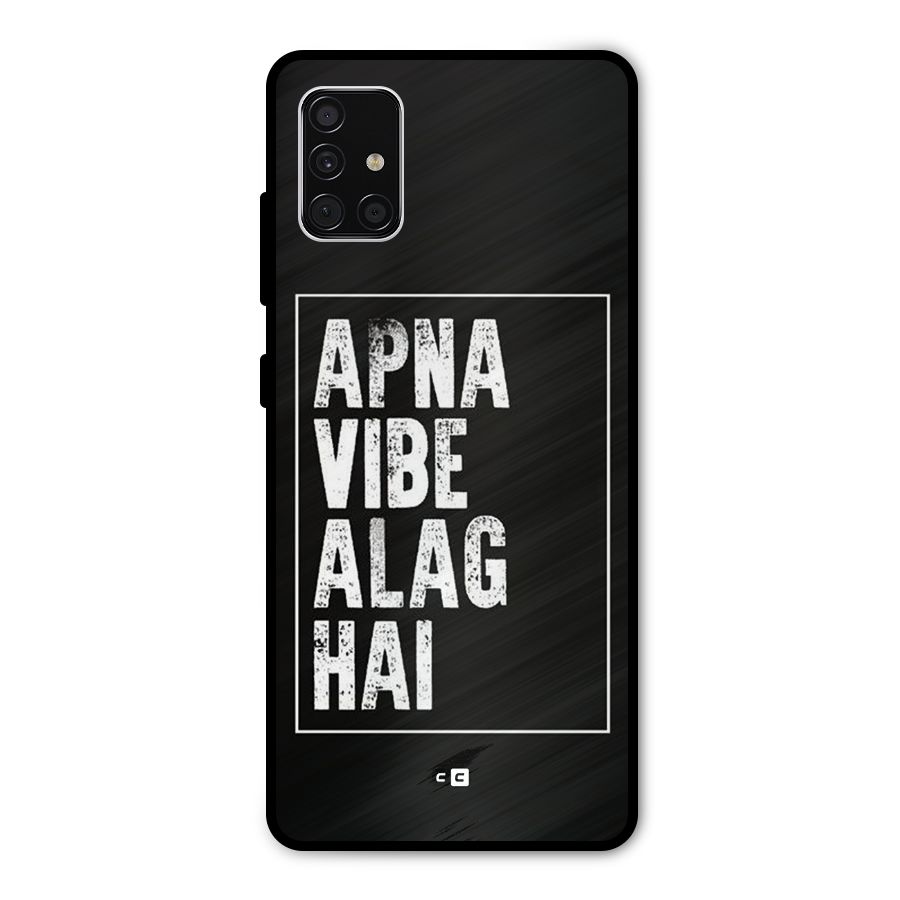 Apna Vibe Metal Back Case for Galaxy A51