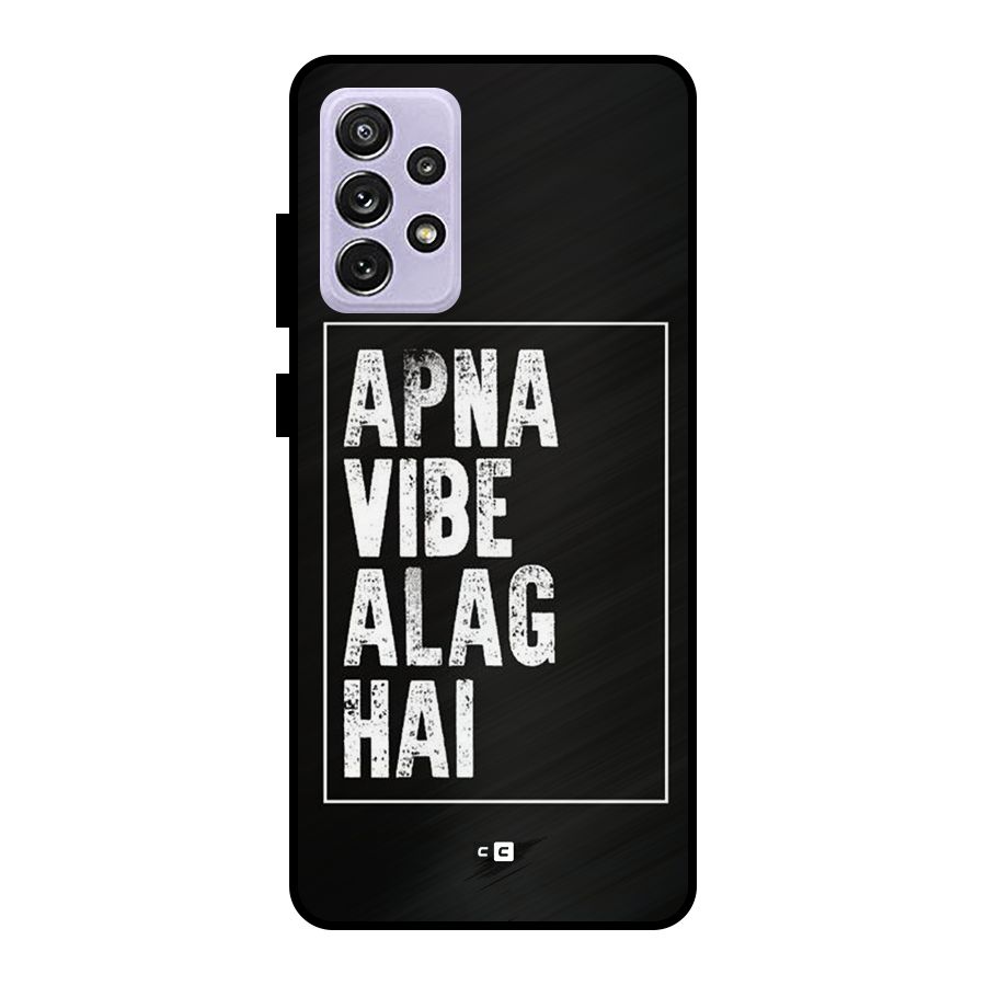 Apna Vibe Metal Back Case for Galaxy A72