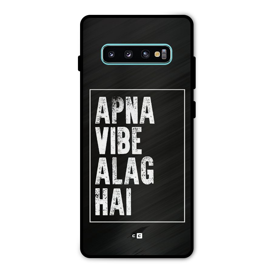 Apna Vibe Metal Back Case for Galaxy S10 Plus