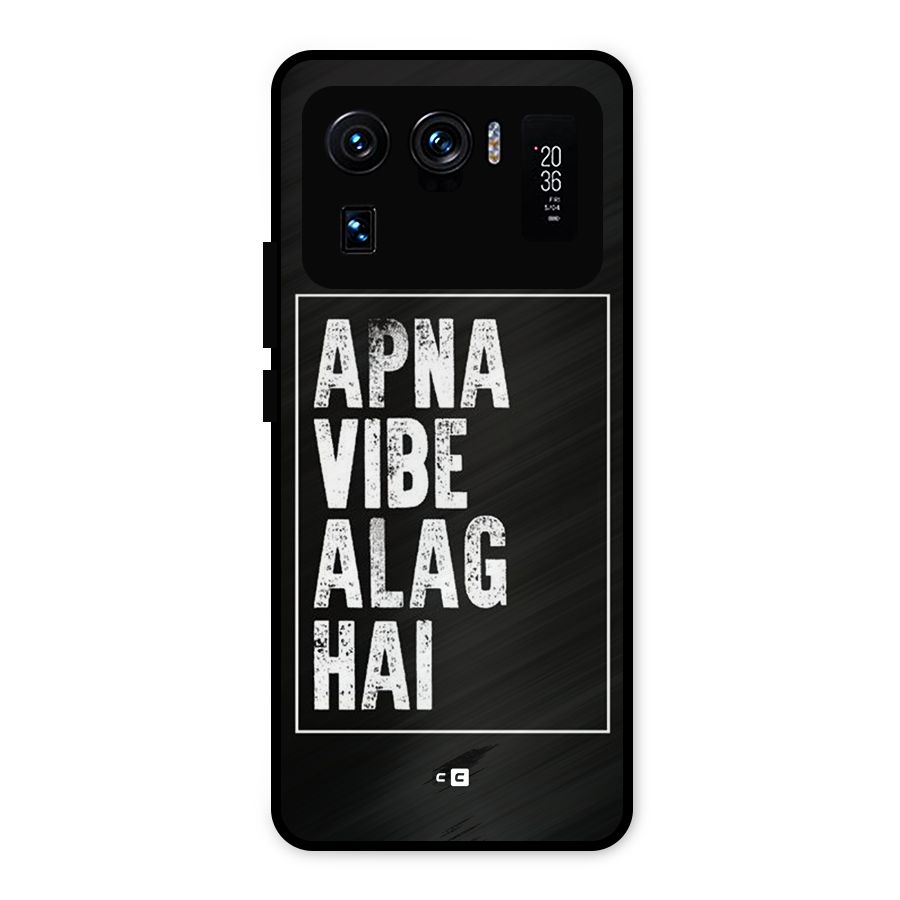 Apna Vibe Metal Back Case for Mi 11 Ultra