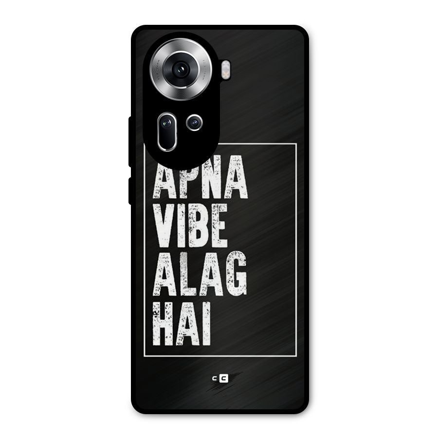 Apna Vibe Metal Back Case for Oppo Reno11 5G