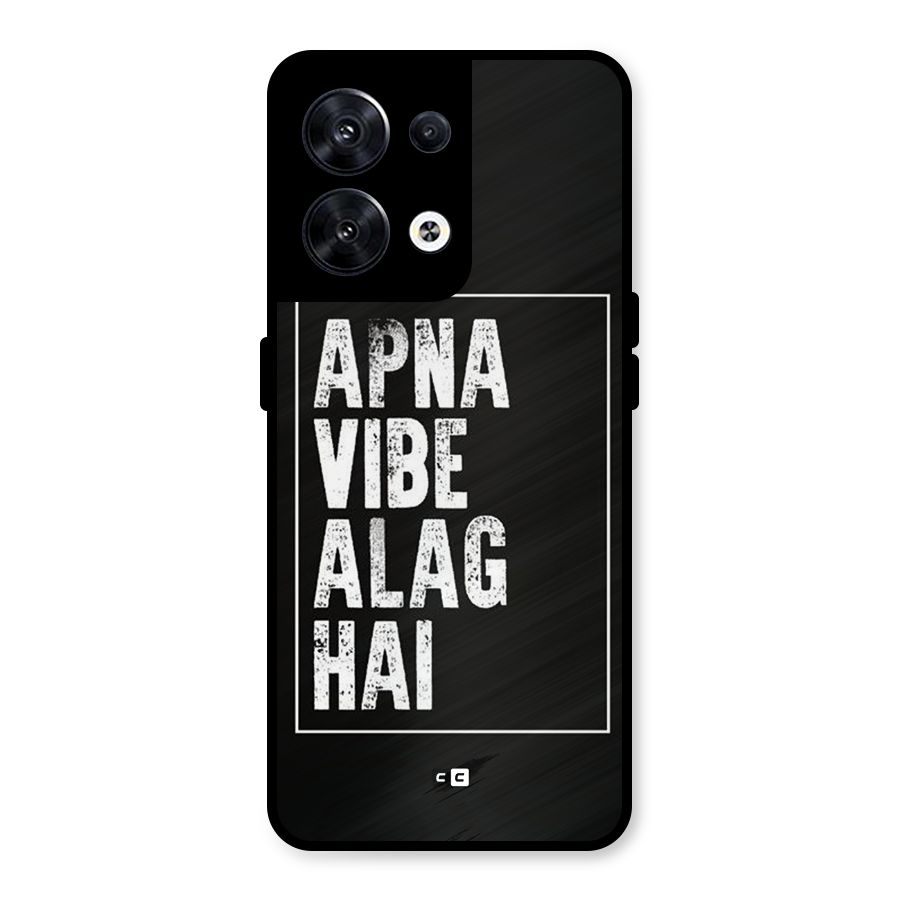 Apna Vibe Metal Back Case for Oppo Reno8 5G
