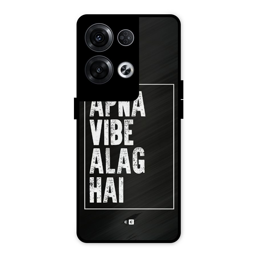 Apna Vibe Metal Back Case for Oppo Reno8 Pro 5G