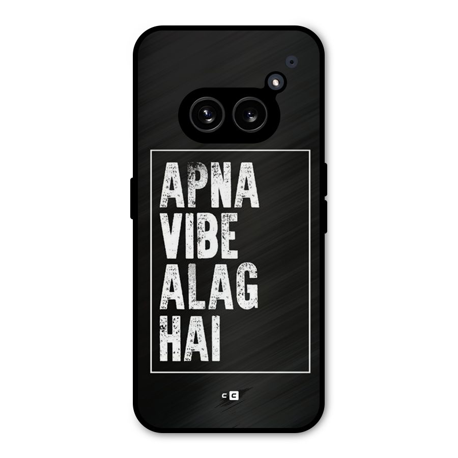 Apna Vibe Metal Back Case for Nothing Phone 2a