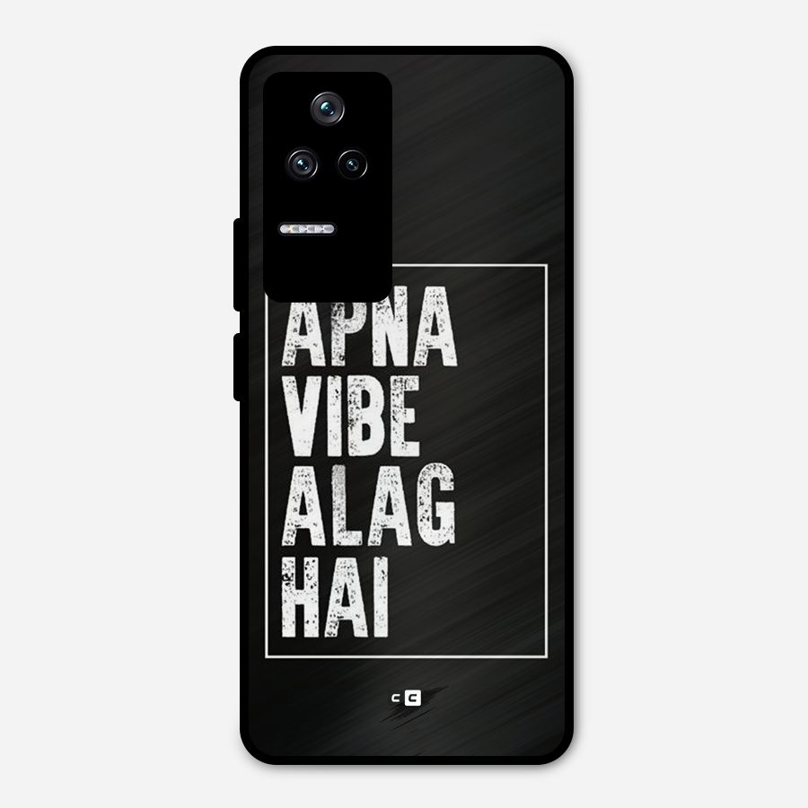 Apna Vibe Metal Back Case for Poco F4 5G