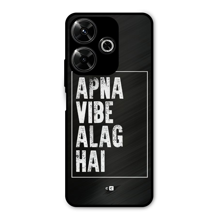 Apna Vibe Metal Back Case for Poco M6 Plus