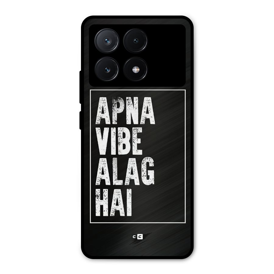 Apna Vibe Metal Back Case for Poco X6 Pro