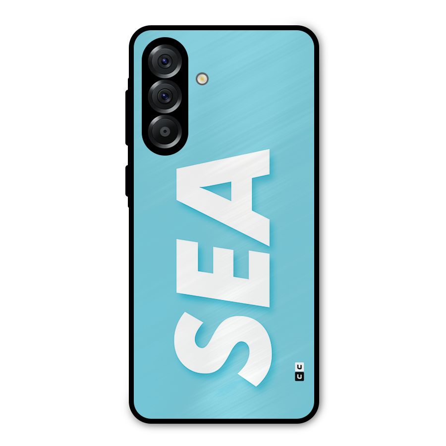 Aqua Sea Metal Back Case for Galaxy A36