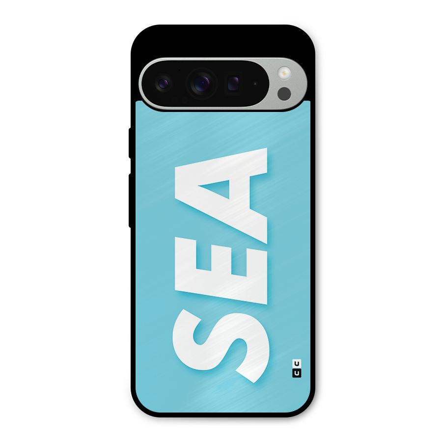 Aqua Sea Metal Back Case for Google Pixel 9 Pro XL