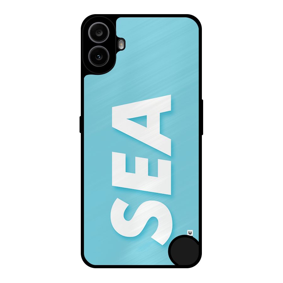 Aqua Sea Metal Back Case for Nothing CMF Phone 1