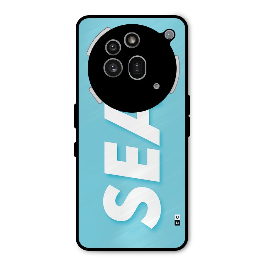 Aqua Sea Metal Back Case for Nothing Phone 3a Pro