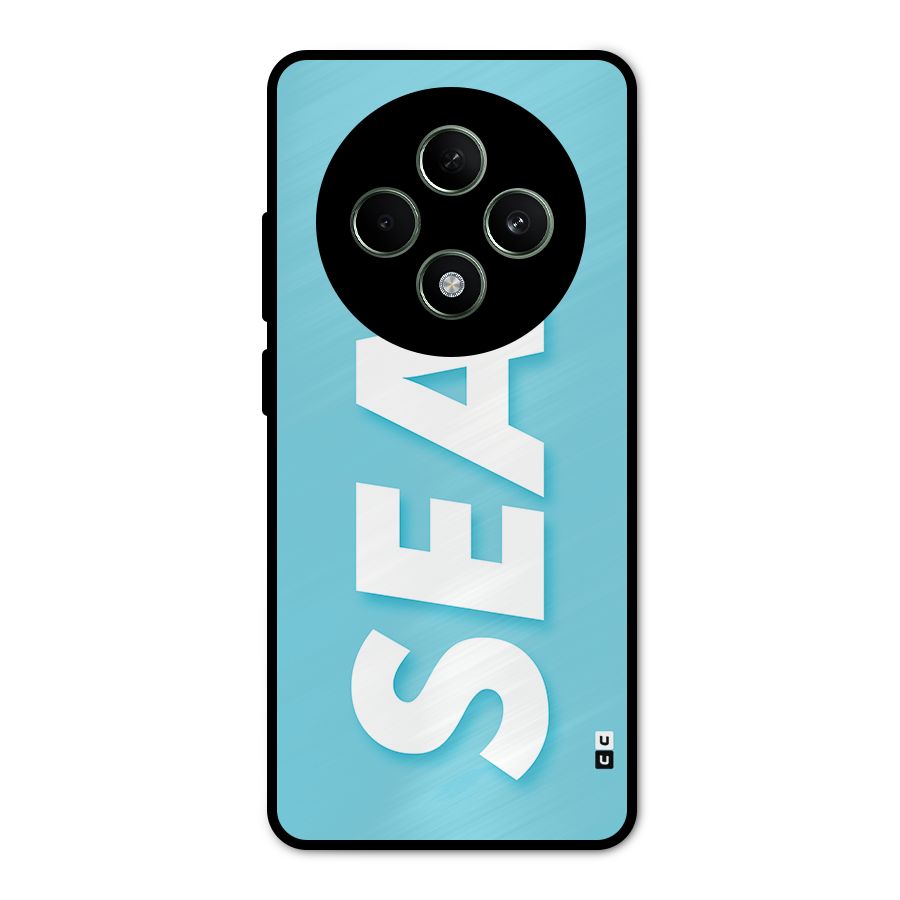 Aqua Sea Metal Back Case for Oppo F27