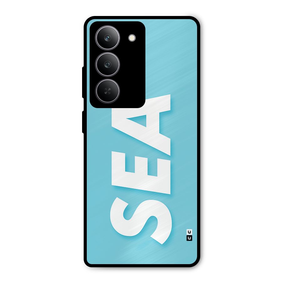 Aqua Sea Metal Back Case for Realme 14x