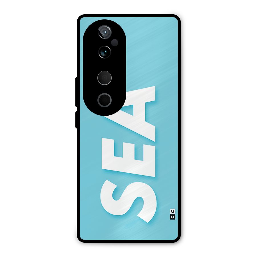 Aqua Sea Metal Back Case for Vivo T3 Ultra
