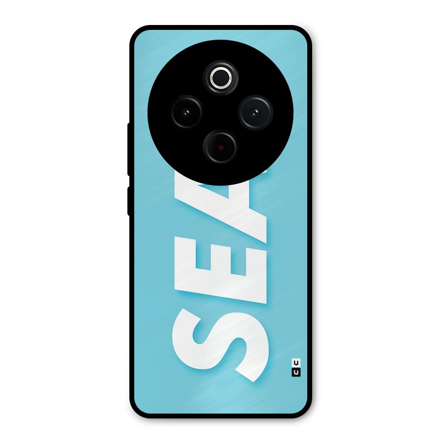 Aqua Sea Metal Back Case for Vivo T4