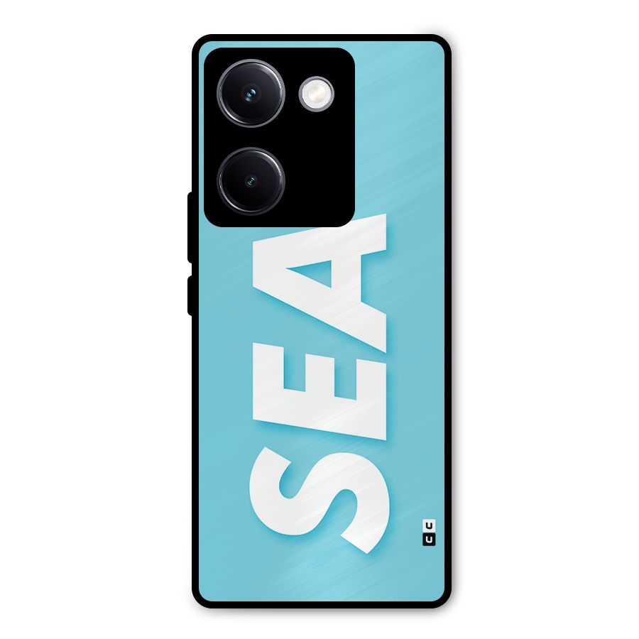 Aqua Sea Metal Back Case for Vivo Y300 Plus
