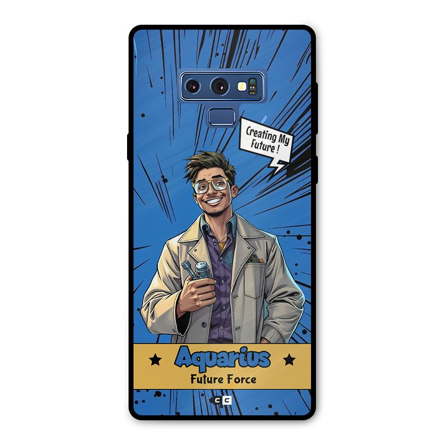 Aquarius Force Metal Back Case for Galaxy Note 9