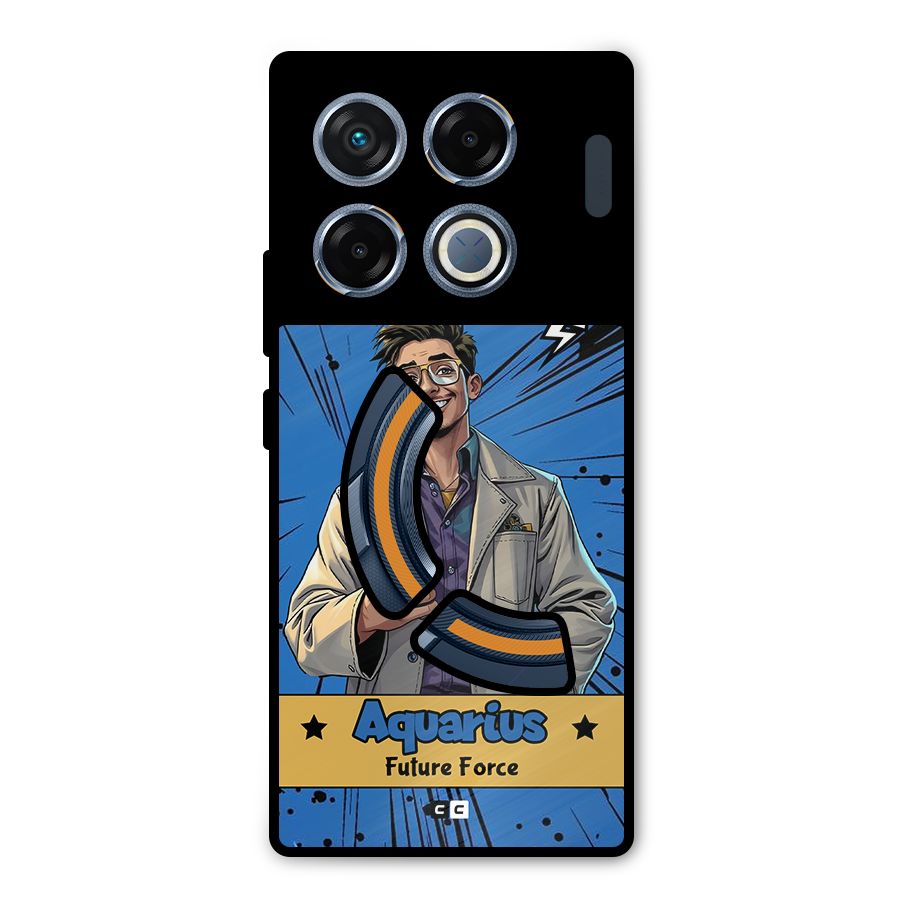 Aquarius Force Metal Back Case for Infinix GT 20 Pro