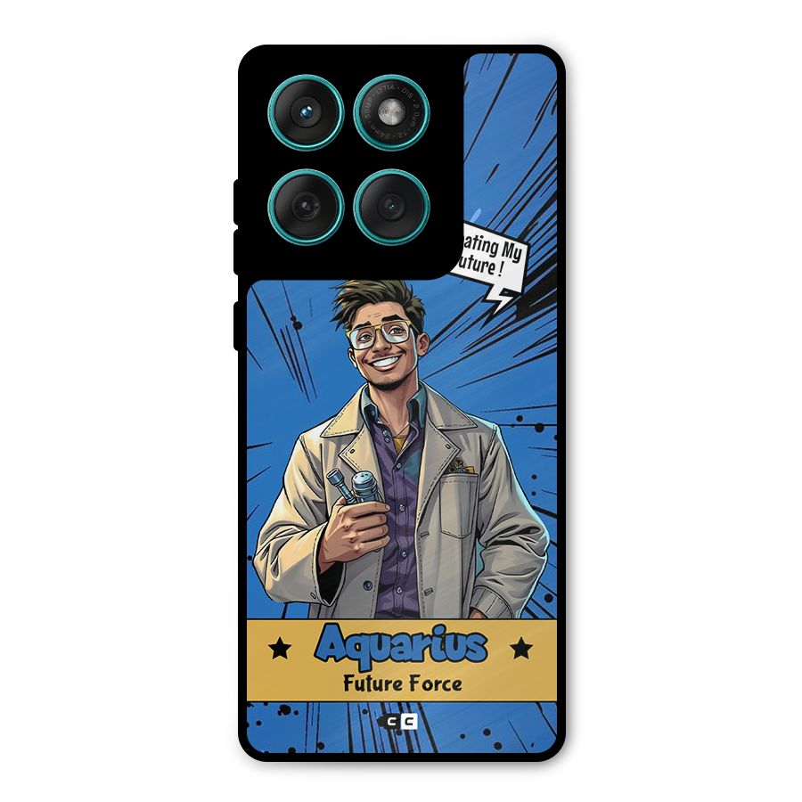 Aquarius Force Metal Back Case for Motorola Edge 60