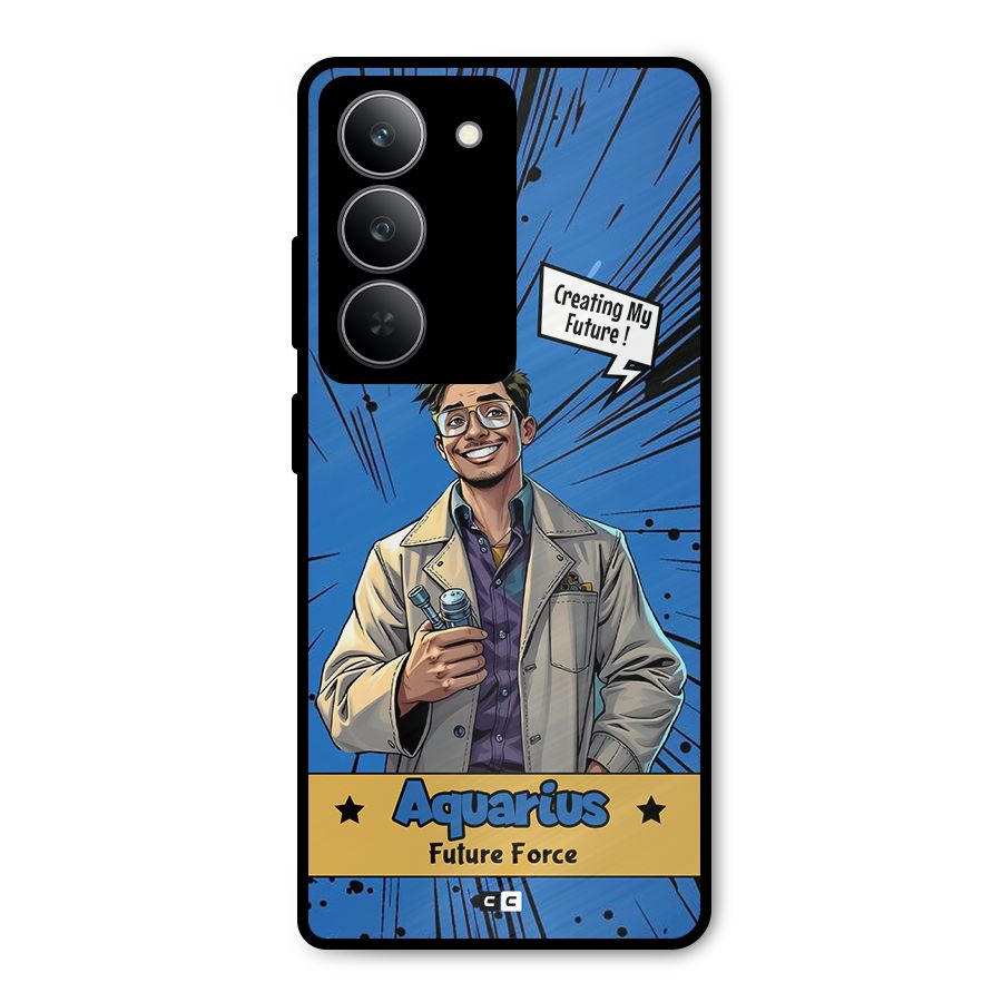 Aquarius Force Metal Back Case for Realme 14x