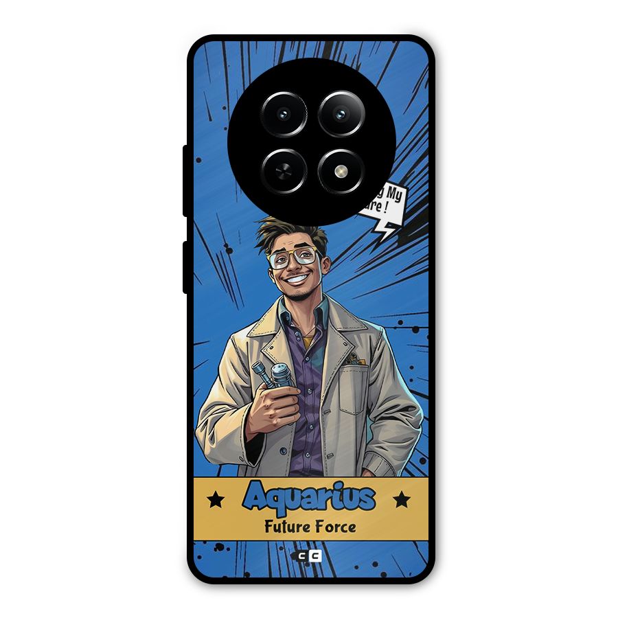 Aquarius Force Metal Back Case for Realme Narzo N65