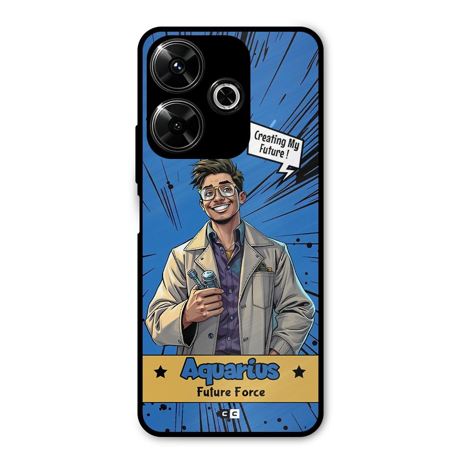 Aquarius Force Metal Back Case for Redmi 13 5G