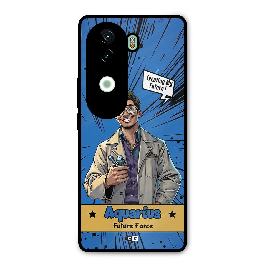 Aquarius Force Metal Back Case for Vivo V40e