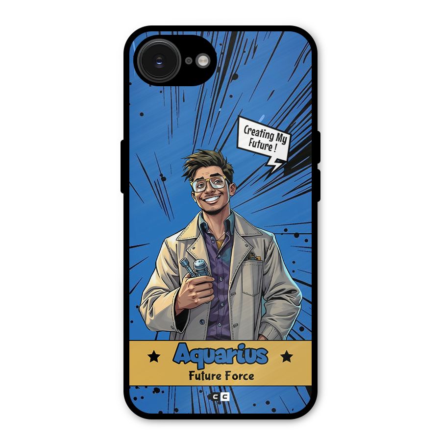 Aquarius Force Metal Back Case for iPhone 16e