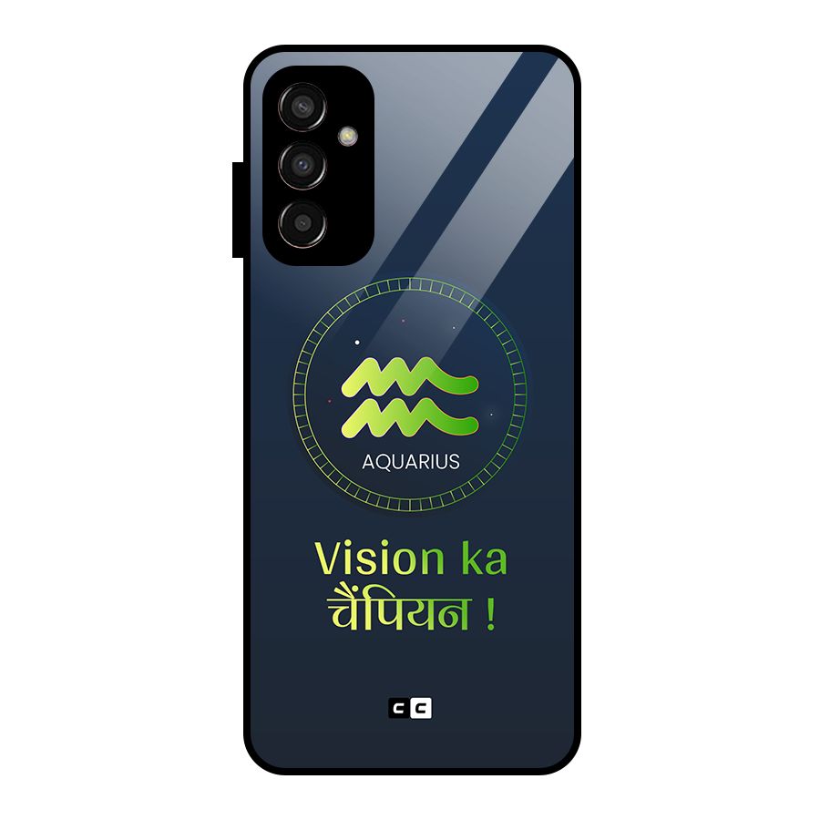 Aquarius Vision Glass Back Case for Galaxy F13