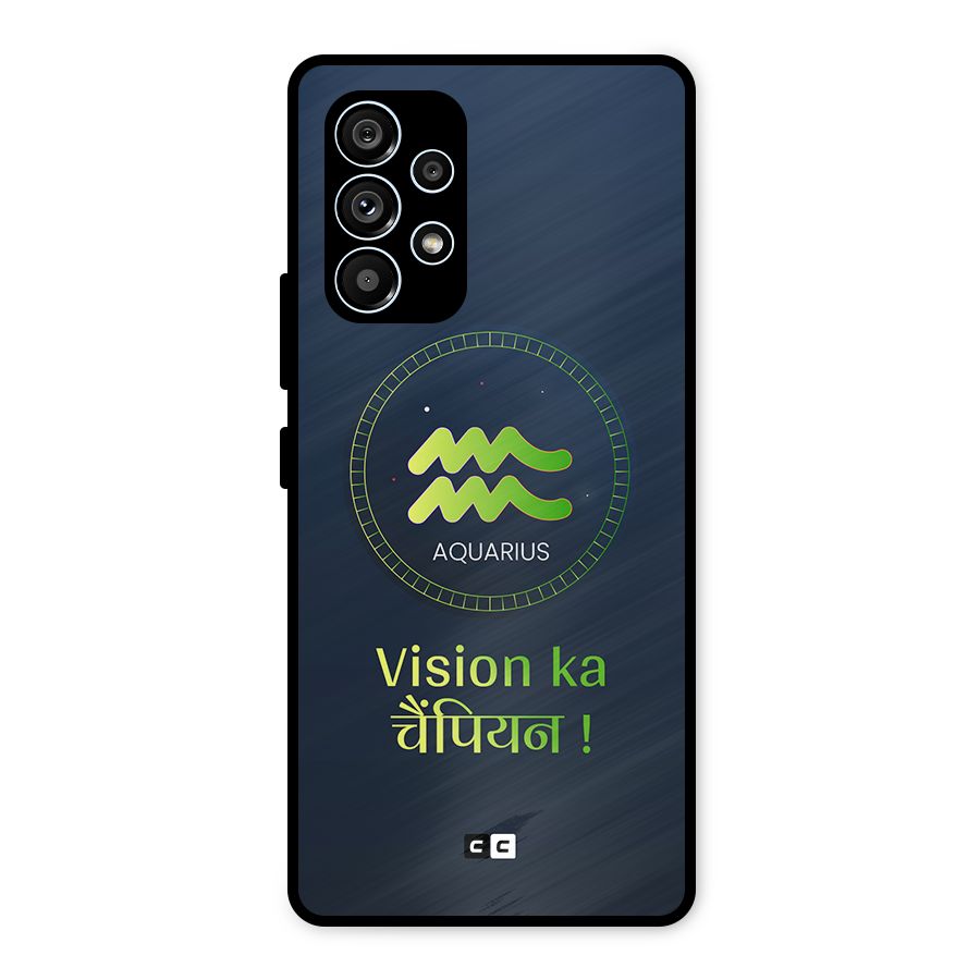 Aquarius Vision Metal Back Case for Galaxy A53 5G