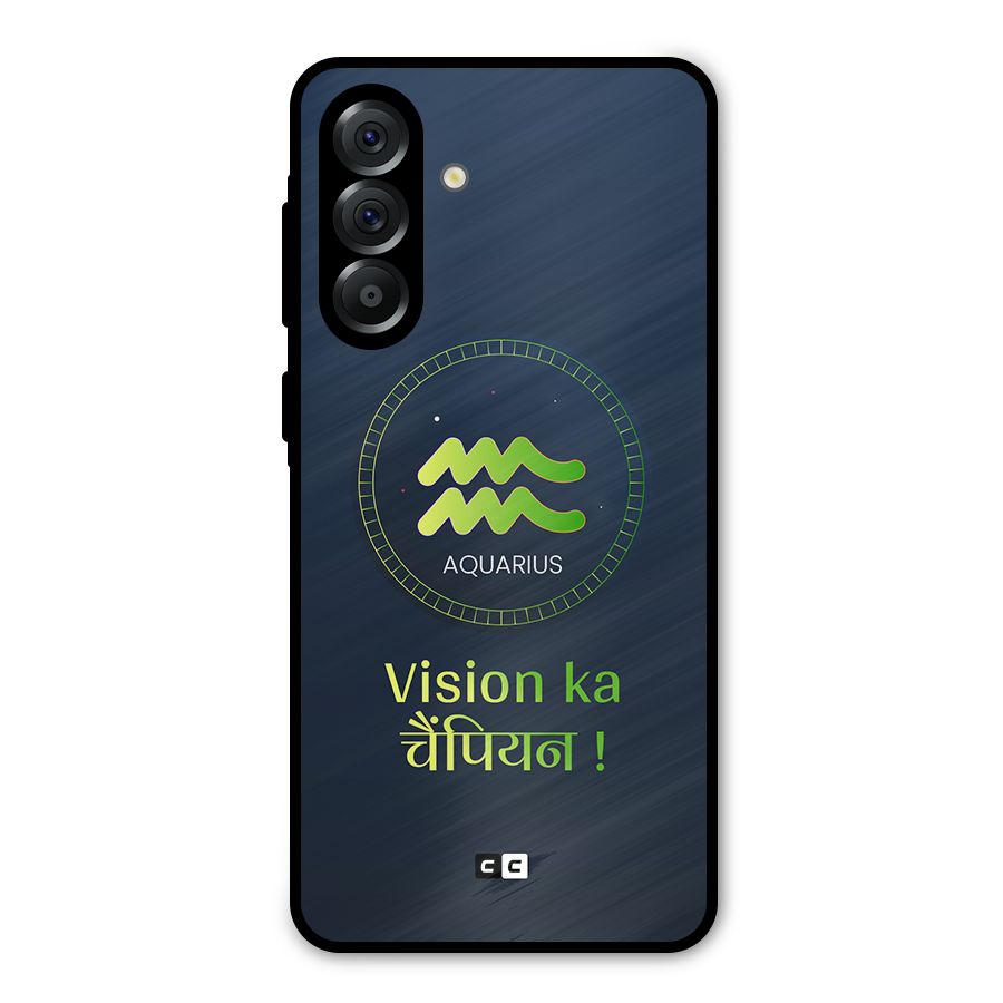 Aquarius Vision Metal Back Case for Galaxy A56