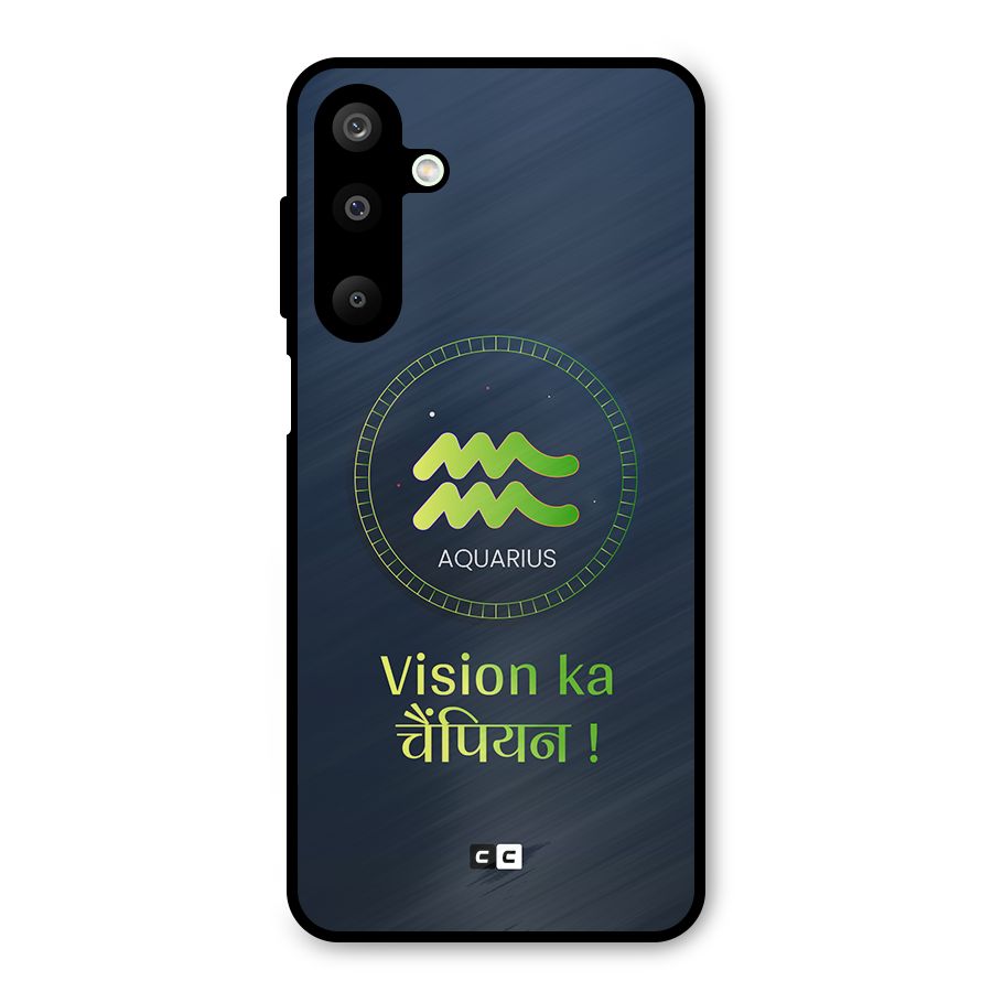 Aquarius Vision Metal Back Case for Galaxy M16