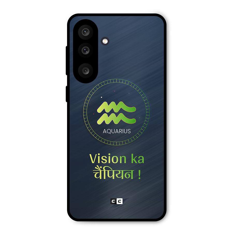 Aquarius Vision Metal Back Case for Galaxy M56