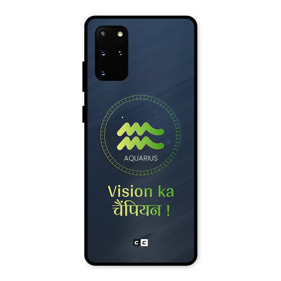 Aquarius Vision Metal Back Case for Galaxy S20 Plus
