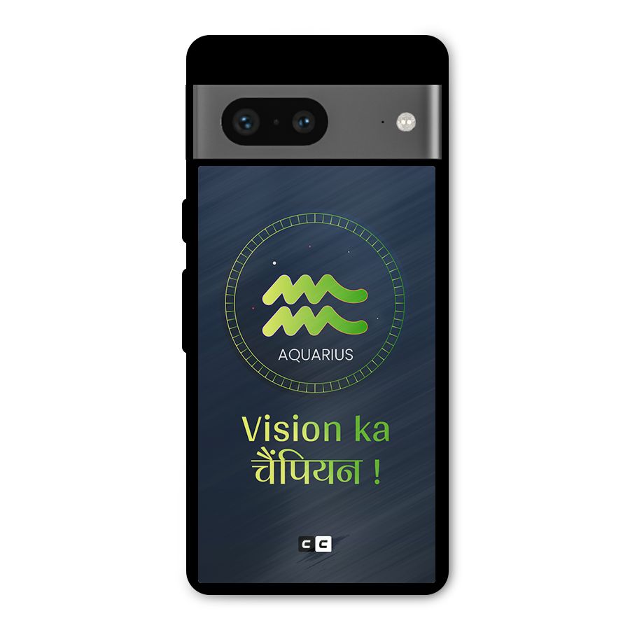 Aquarius Vision Metal Back Case for Google Pixel 7