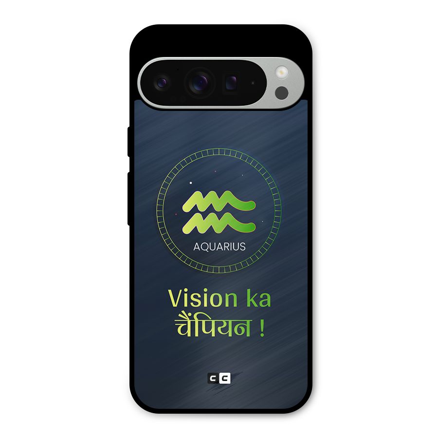 Aquarius Vision Metal Back Case for Google Pixel 9 Pro XL