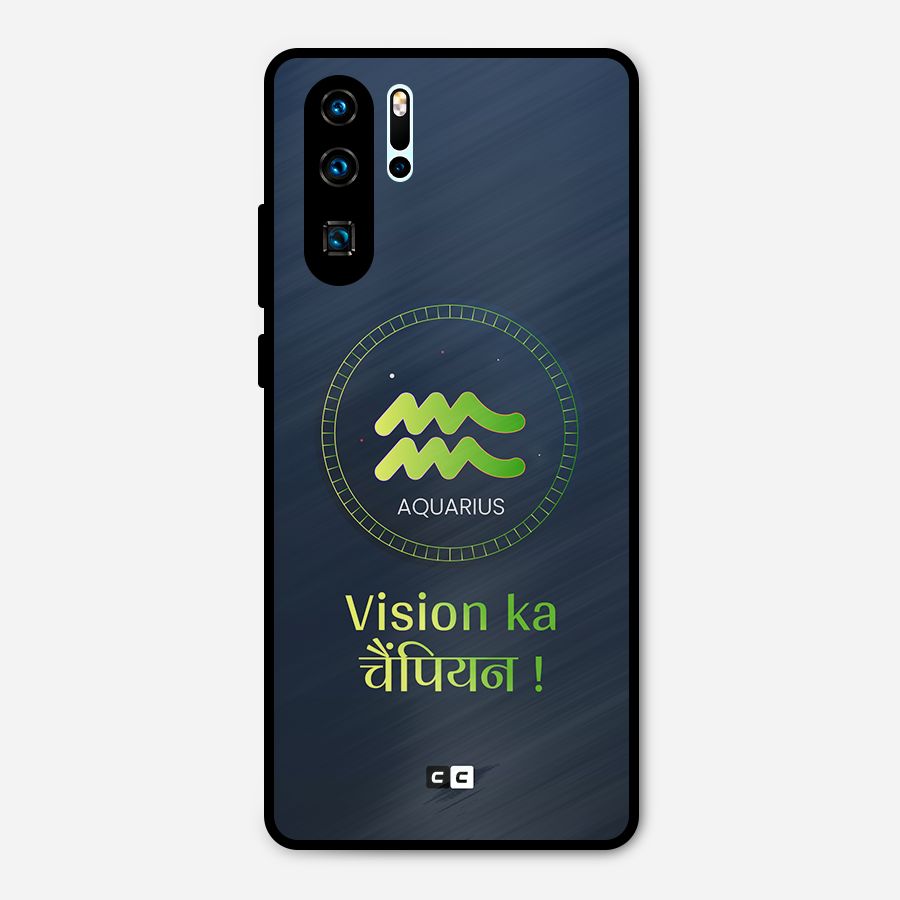Aquarius Vision Metal Back Case for Huawei P30 Pro