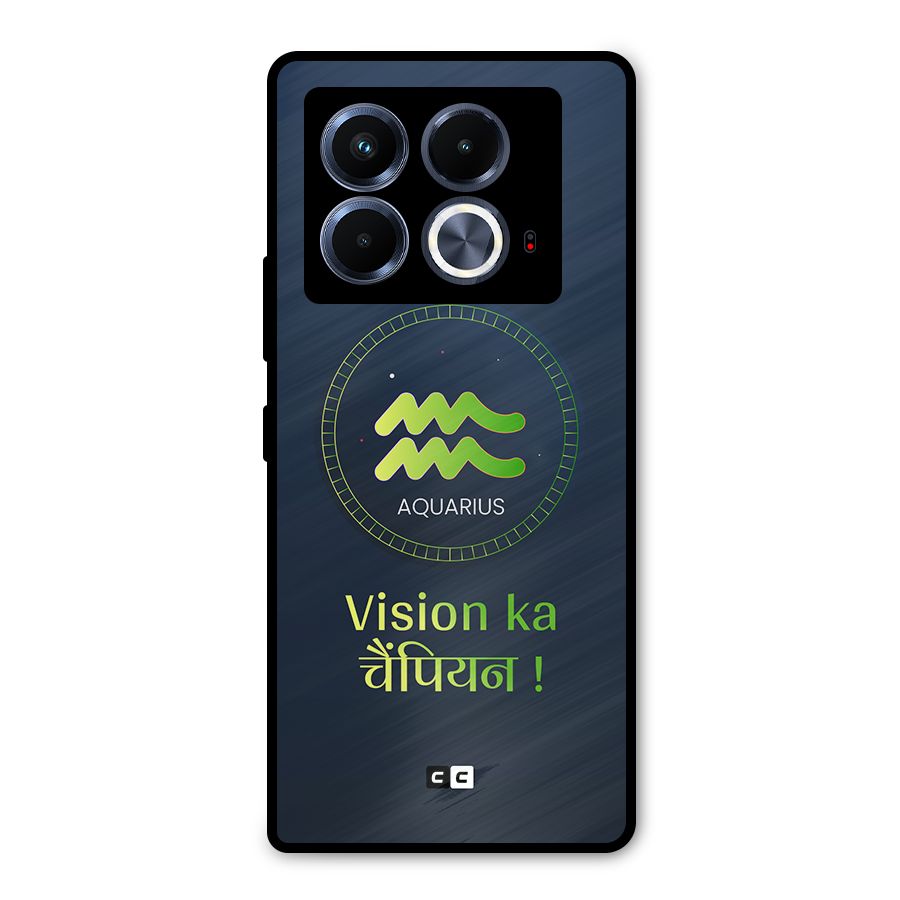 Aquarius Vision Metal Back Case for Infinix Note 40 5G