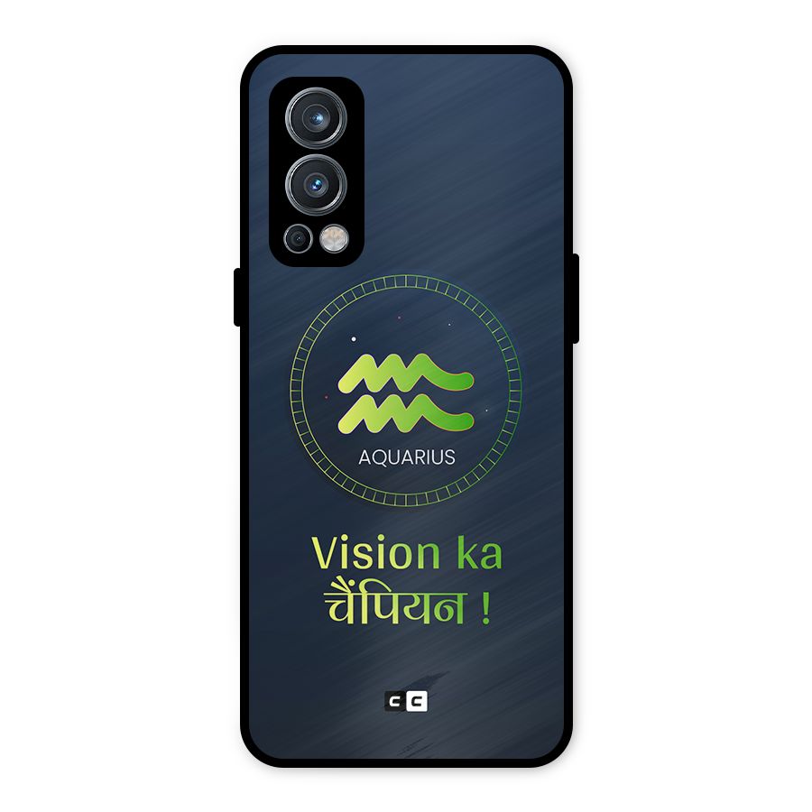 Aquarius Vision Metal Back Case for OnePlus Nord 2 5G