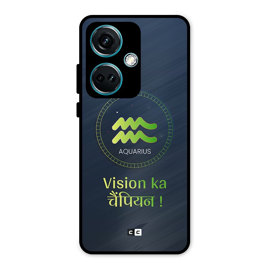 Aquarius Vision Metal Back Case for OnePlus Nord CE 3 5G