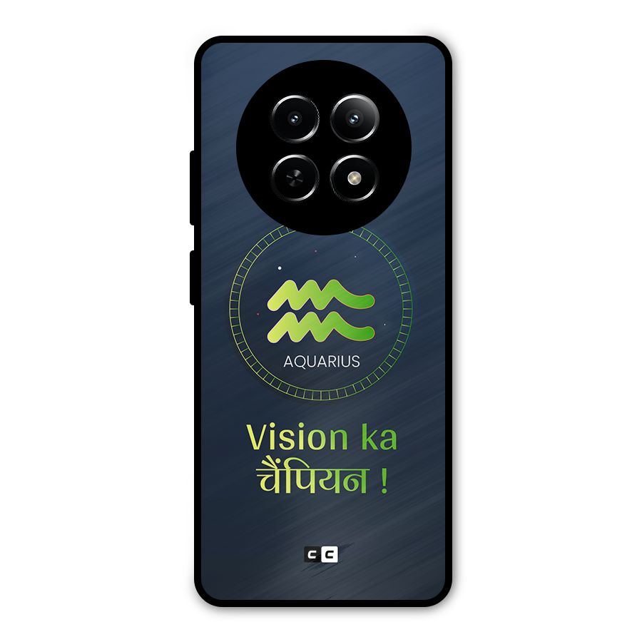 Aquarius Vision Metal Back Case for Realme 12 5G