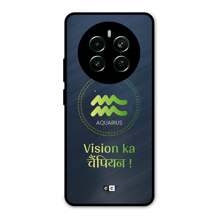 Aquarius Vision Metal Back Case for Realme 12 Pro Plus