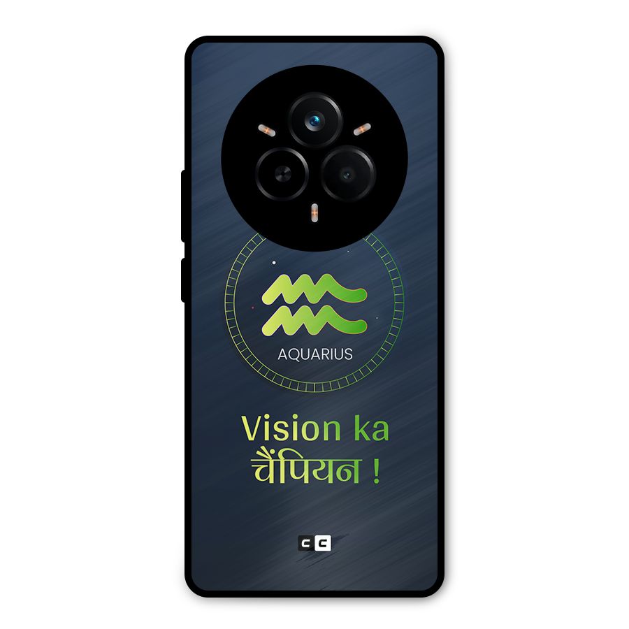 Aquarius Vision Metal Back Case for Realme 14 Pro