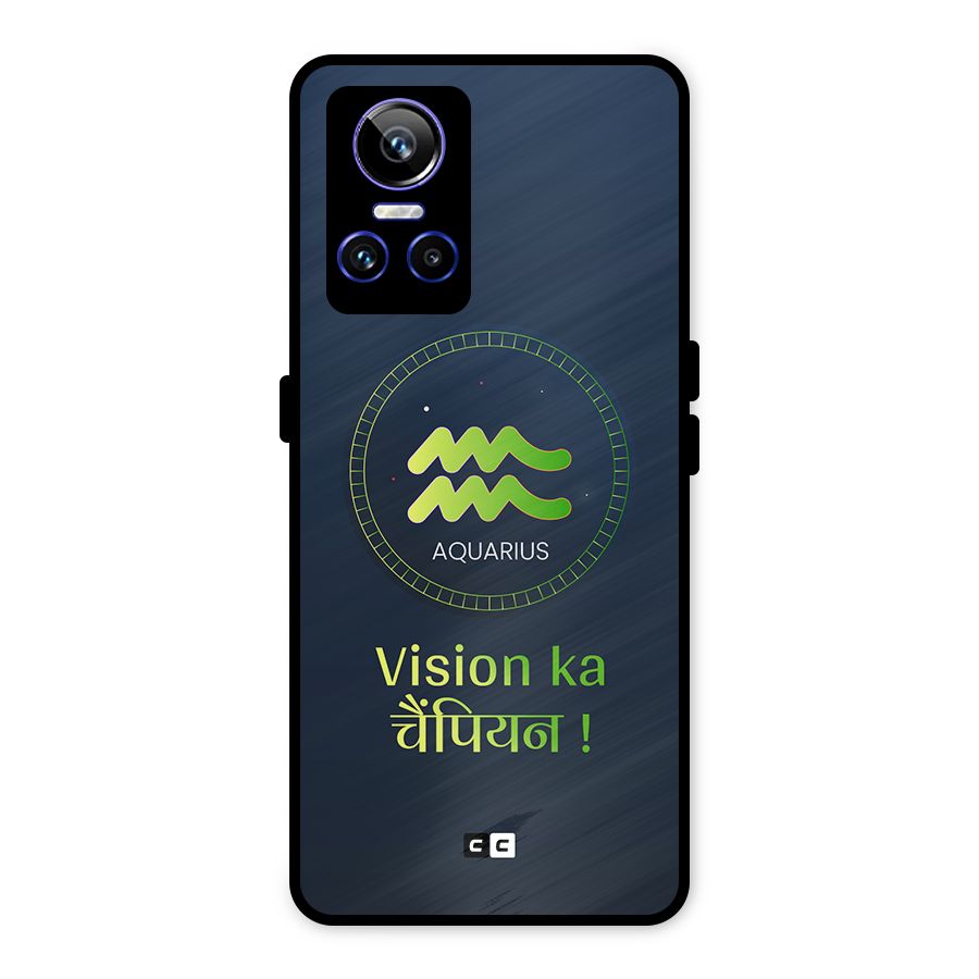 Aquarius Vision Metal Back Case for Realme GT Neo 3