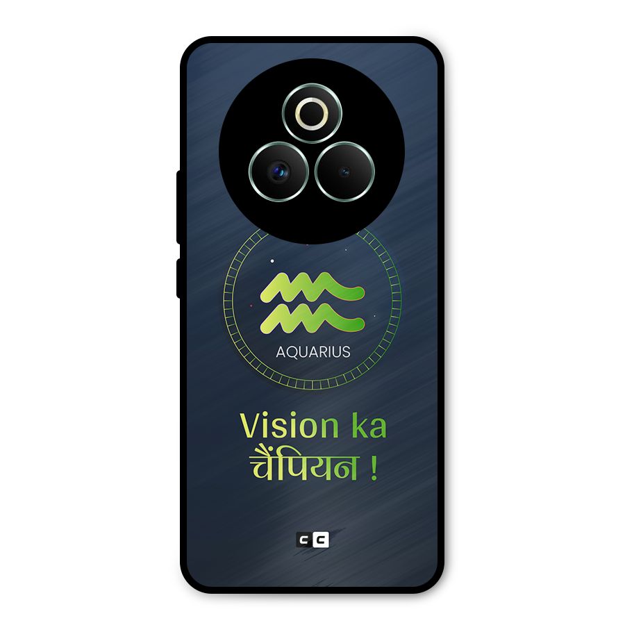 Aquarius Vision Metal Back Case for Realme P3 Pro