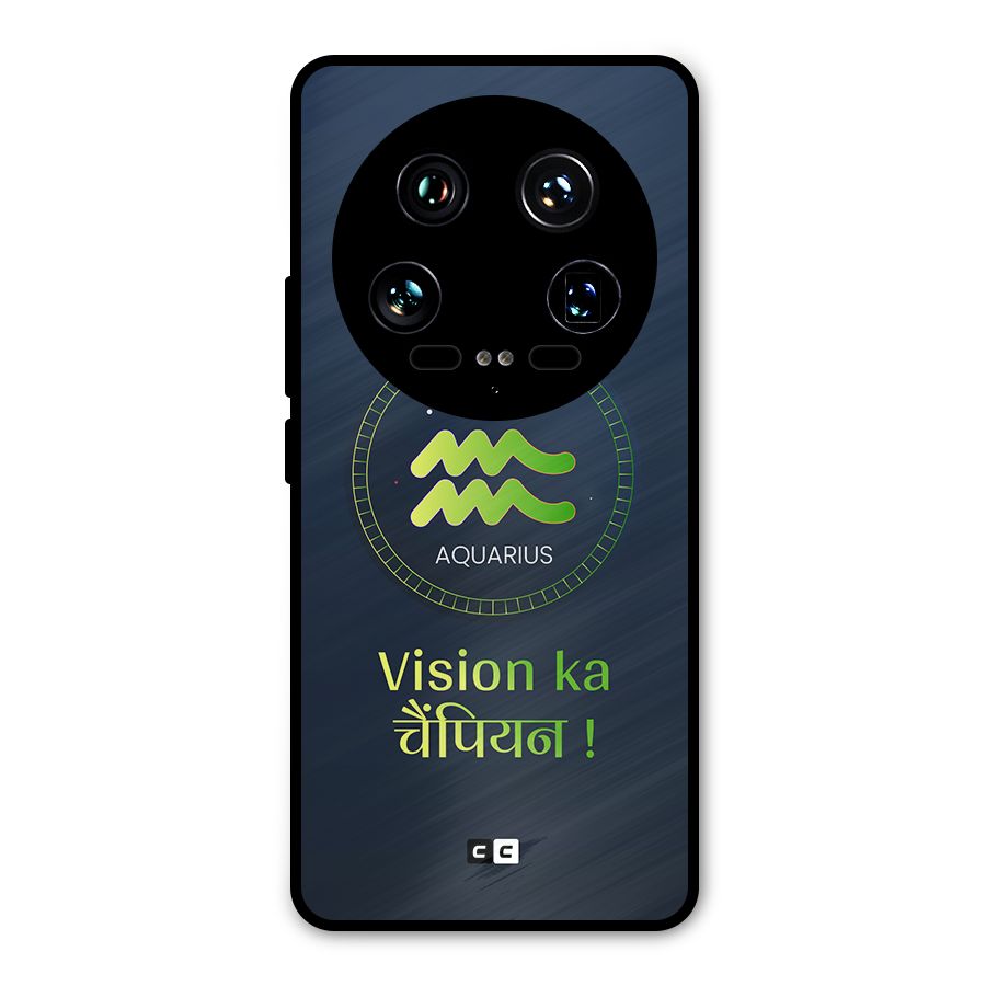 Aquarius Vision Metal Back Case for Xiaomi 14 Ultra