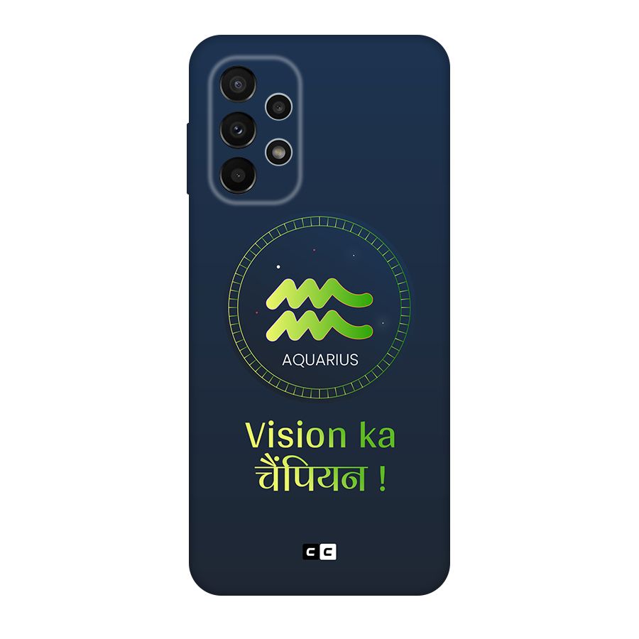 Aquarius Vision Original Polycarbonate Back Case for Galaxy A23