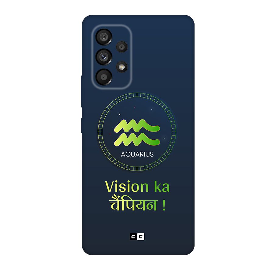 Aquarius Vision Original Polycarbonate Back Case for Galaxy A53 5G