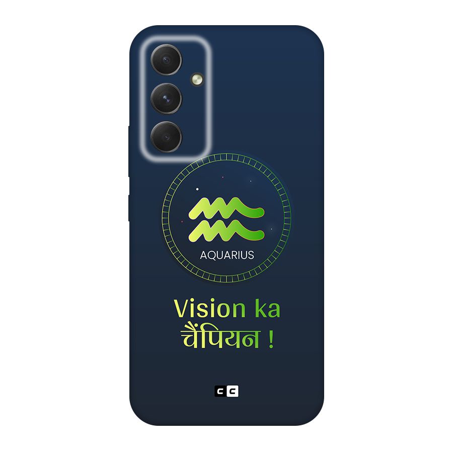 Aquarius Vision Original Polycarbonate Back Case for Galaxy A54
