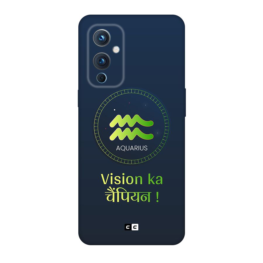Aquarius Vision Original Polycarbonate Back Case for OnePlus 9
